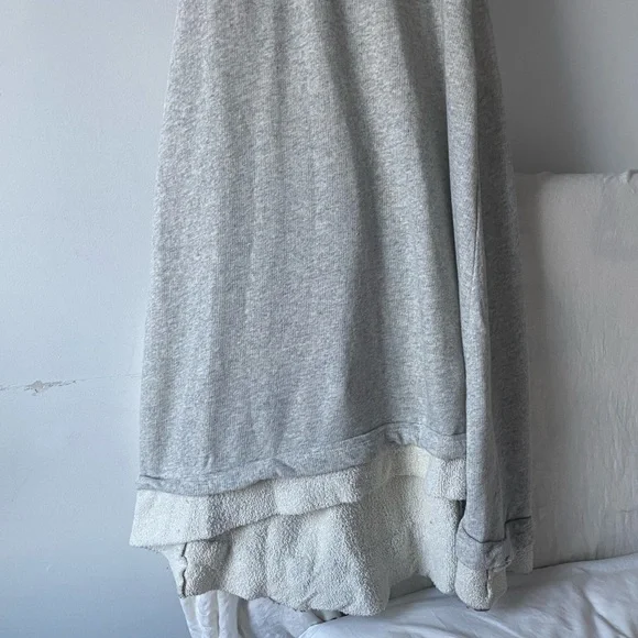 HACHE Gray French Terry Sweatshirt Dress S/M - Picture 5 of 6